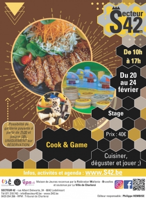 20-02-23 - STAGE &quot;COOK &amp; GAME&quot;